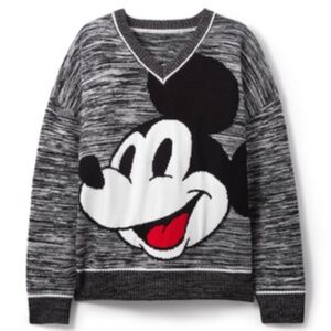 Disney Parks Mickey Mouse V-neck Sweater.